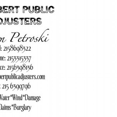 Profile Picture of Thomas Petroski (@PublicAdjuster9) on Twitter