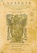 Profile Picture of Siete Partidas - Wikipediaon Wikipedia