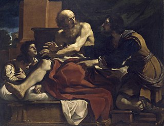 Profile Picture of Jacob Blessing the Sons of Joseph (Guercino)on Wikipedia