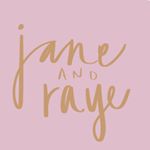 Profile Picture of jane and raye (@janeandraye) on Instagram