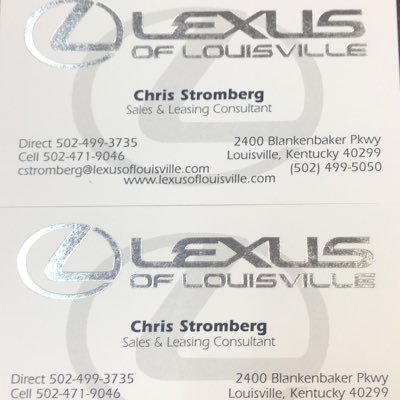 Profile Picture of Chris Stromberg (@MyLexusGuyChris) on Twitter