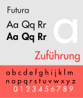 Profile Picture of Futura (typeface)on Wikipedia