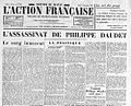 Profile Picture of L'Action françaiseon Wikipedia