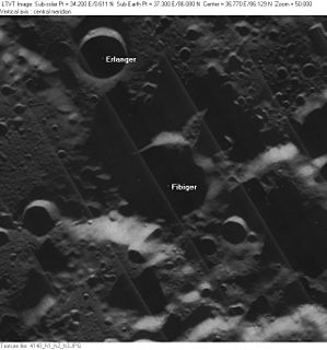 Profile Picture of Fibiger (crater)on Wikipedia