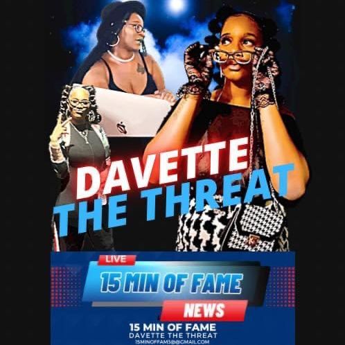 Profile Picture of 15 Mins Of Fame (@davettethethreat) on Tiktok