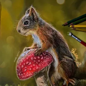 Profile Picture of   Time lapse drawing of... (@nutty_squirrel) on Tiktok