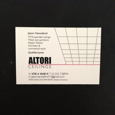 Profile Picture of Jason Hannaford (@Altoriceilings) on Twitter