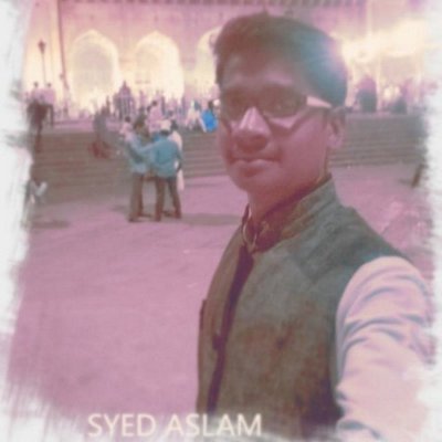 Profile Picture of SYED ASLAM (@aslamsyed055) on Twitter