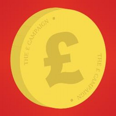Profile Picture of The £ Campaign (@pound_campaign) on Twitter