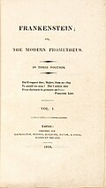 Profile Picture of Frankenstein - Wikipediaon Wikipedia