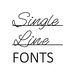 Profile Picture of Single Line Fonts (@singlelinefonts) on Pinterest