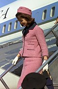 Profile Picture of Pink Chanel suit of Jacqueline Bouvier Kennedyon Wikipedia