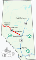 Profile Picture of Alberta Highway 43on Wikipedia
