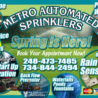 Profile Picture of Metro Auto Sprinkler (@@BrianAmick) on Twitter