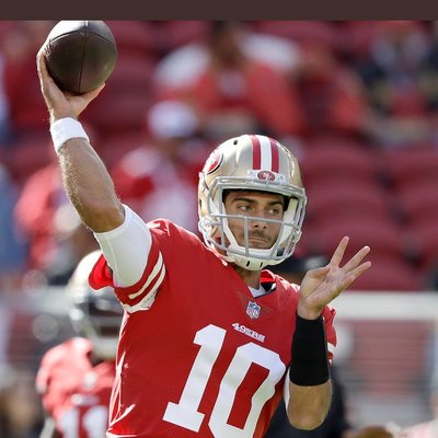 Profile Picture of Jimmy Garoppolo (@JimmyG_10) on Twitter