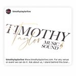 Profile Picture of TimothyTaylorLive (@timothytaylorlive) on Instagram
