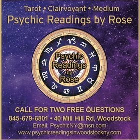 Profile Picture of Psychic Readings by Rose Woodstock New York. Medium, Clairvoyant, Holistic Wellness, Tarot, Runes, S (@psychicny) on Pinterest
