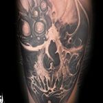 Profile Picture of MATT CURWEN dark tattoo artist (@necroexodus_tattoos) on Instagram