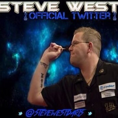 Profile Picture of Steve West ® (@Stevewestdarts) on Twitter