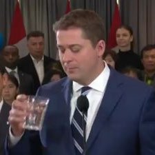 Profile Picture of Andrew Scheer's Water Glass (@ScheerGlass) on Twitter