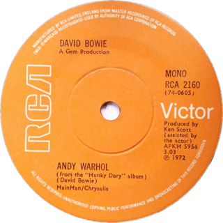 Profile Picture of Andy Warhol (song)on Wikipedia