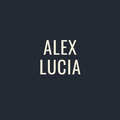 Profile Picture of Alex Lucia (@AlexanderALucia) on Twitter