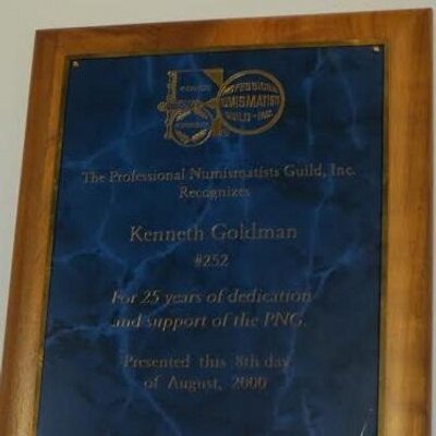 Profile Picture of Kenneth Goldman (@KGoldmanCoins) on Twitter