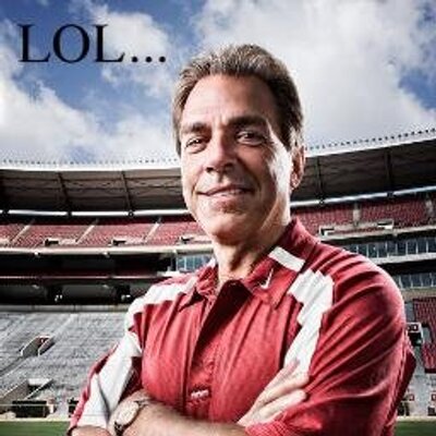 Profile Picture of Not Nick Saban (@NickSabansJock) on Twitter