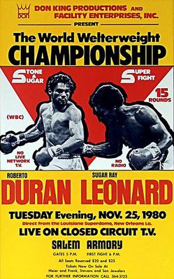 Profile Picture of Roberto Durán vs. Sugar Ray Leonard IIon Wikipedia