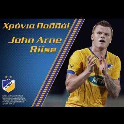 Profile Photo of John Arne Riise (@officialRiise) on Twitter