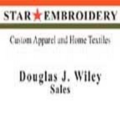 Profile Picture of Douglas Wiley (@StarEmbroidery) on Twitter