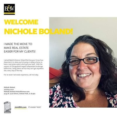 Profile Picture of Nichole Boland @ Baird & Warner (@RealtorBoland) on Twitter