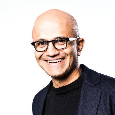 Profile Picture of Satya Nadella (@satyanadella) on Twitter