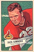 Profile Photo of Jack Simmons (American football)on Wikipedia