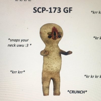 SCP-173 - Twitter Profile Picture of SCP-173 (@SamuelEastham1) on Twitter