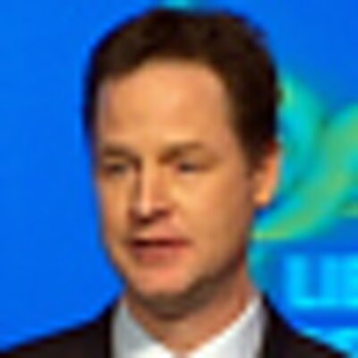 Profile Picture of Nick Clegg Says (@nickcleggsays) on Twitter