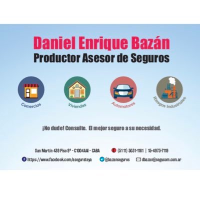 Profile Picture of Daniel Enrique Bazán (@bazanseguros) on Twitter