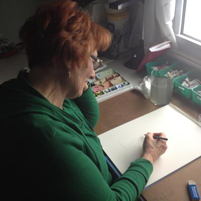 Profile Picture of April McCarthy-Braca (@AprilMcB_Artist) on Twitter