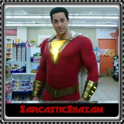 Profile Picture of Billy Batson. || Shazam. Parody (@SarcasticShazam) on Twitter