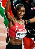 Profile Picture of Faith Kipyegonon Wikipedia