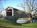 Profile Picture of Hunsecker's Mill Covered Bridge - Wikipediaon Wikipedia