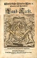 Profile Picture of Landrecht (medieval)on Wikipedia