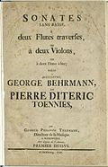 Profile Picture of Sonates sans basse (Telemann)on Wikipedia