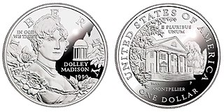 Profile Picture of Dolley Madison silver dollaron Wikipedia