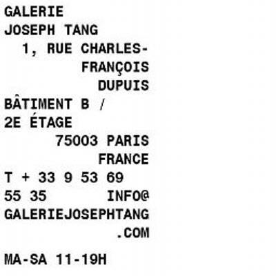 Profile Picture of Galerie Joseph Tang (@_JosephTang_) on Twitter