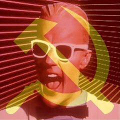 Profile Picture of Marx Headroom. Mashup Of Max Headroom & Karl Marx (@BlackSocialists) on Twitter