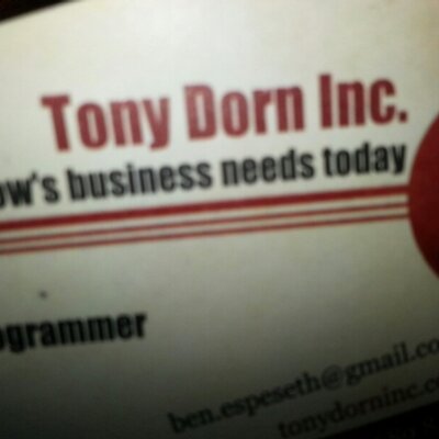 Profile Picture of Tony Dorn Inc. (@TonyDorn) on Twitter