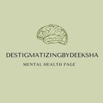 Profile Picture of Deeksha Chopra (@destigmatizingbydeeksha) on Instagram
