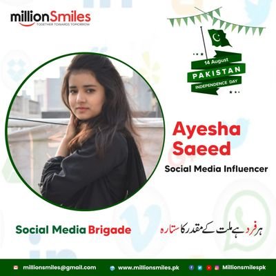 Profile Picture of Ayesha Saeed (@Ayesha_activist) on Twitter