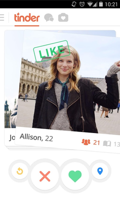 Profile Picture of Tinder (app)on Wikipedia